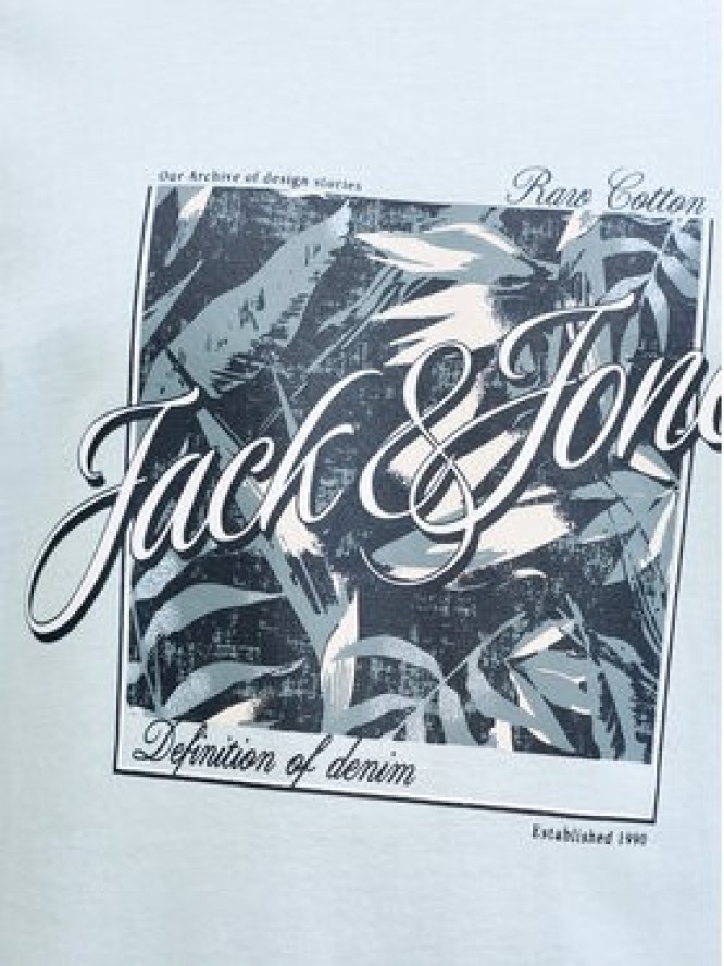 Jack & Jones T-Shirt Honolulu 12288088 Błękitny Regular Fit