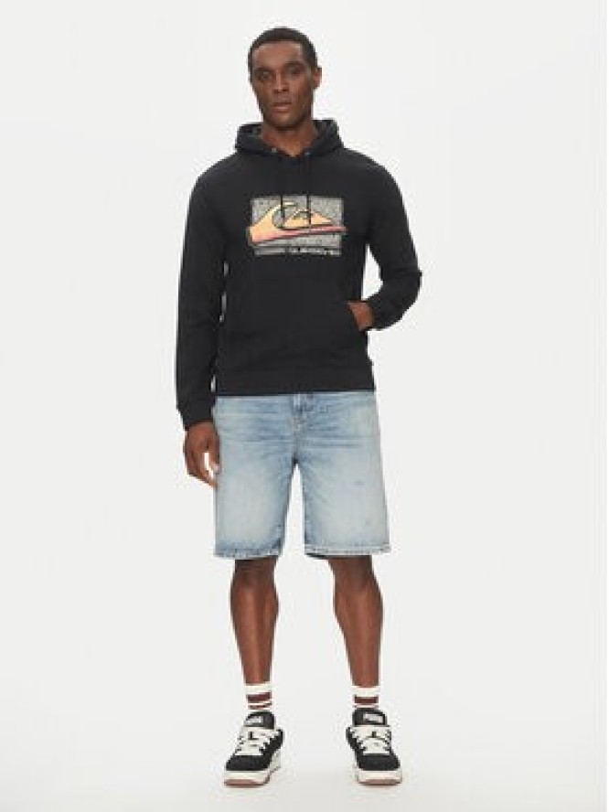 Quiksilver Bluza EQYFT05094 Czarny Regular Fit