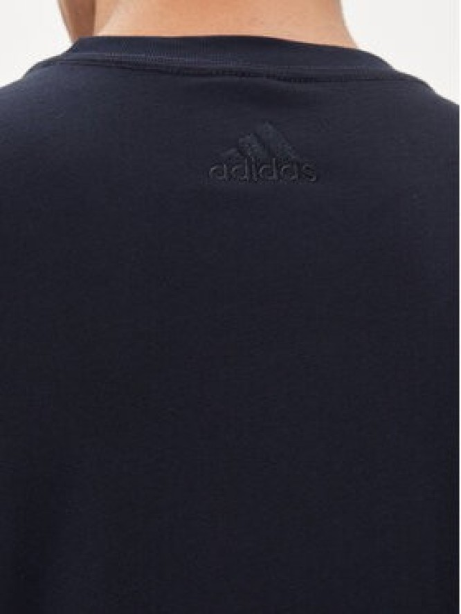 adidas T-Shirt Essentials Single Jersey Linear Embroidered Logo T-Shirt IC9275 Niebieski Regular Fit
