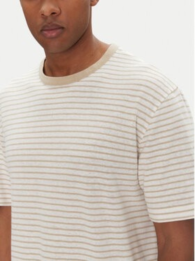 BOSS T-Shirt H-Taut 28 50537498 Beżowy Regular Fit