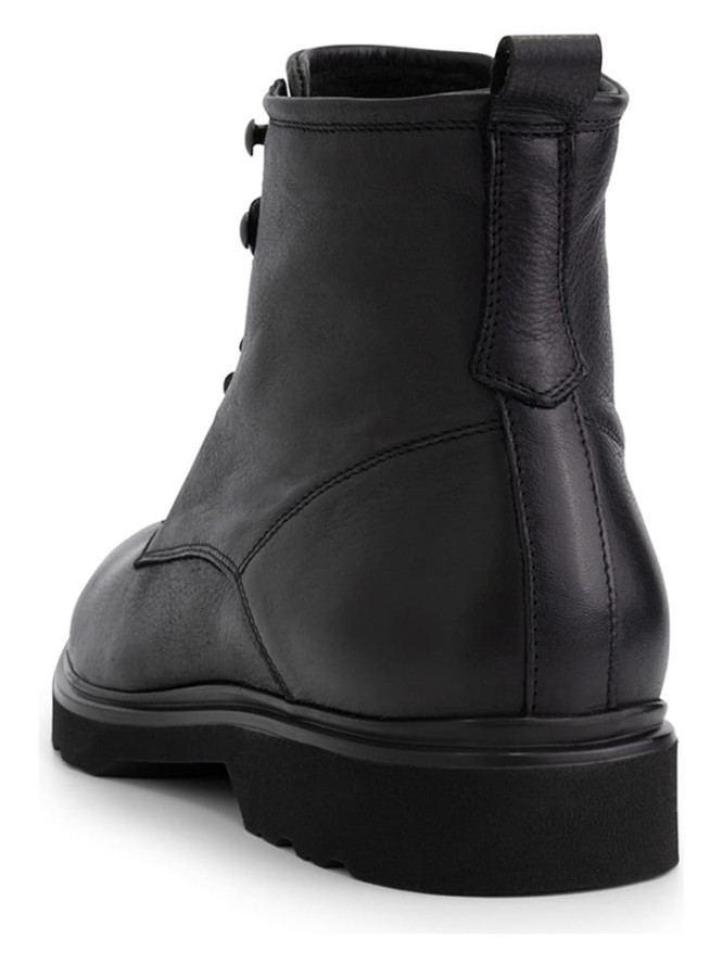 DENBROECK Skórzane botki "Foun St. " w kolorze czarnym rozmiar: 44