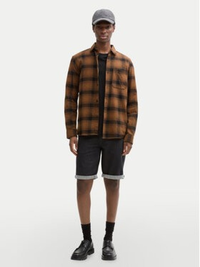 Tom Tailor Denim Szorty jeansowe 1044986 Czarny Straight Fit