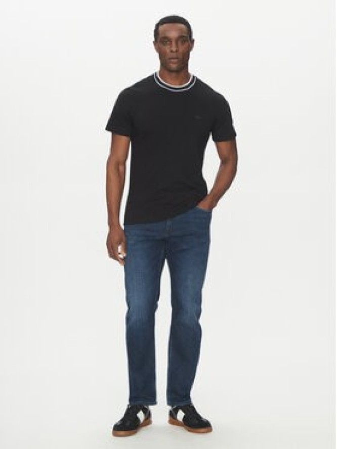 Lacoste T-Shirt TH8174 Czarny Regular Fit