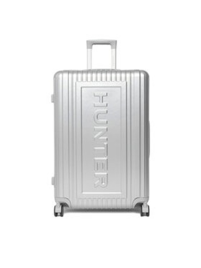 Hunter Walizka duża CEO-HUNTER-L-002-08-SILVER Srebrny