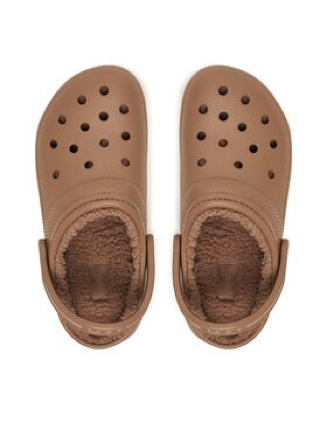 Crocs Klapki Classic Lined Clog 203591 Brązowy