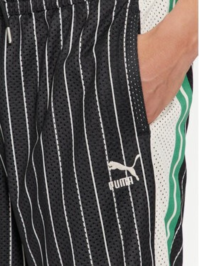 Puma Szorty sportowe T7 For The Fanbase 624394 Czarny Relaxed Fit