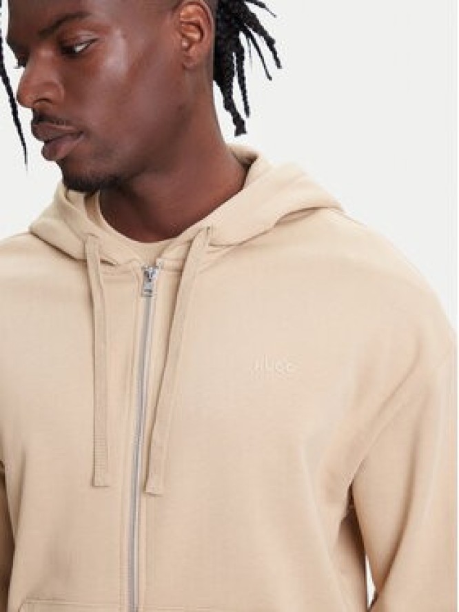 HUGO Bluza Dapozip 50548651 Beżowy Relaxed Fit