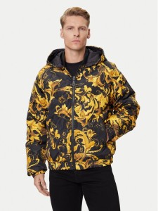 Versace Jeans Couture Kurtka puchowa 79GAUD16 CQSD3 Czarny Regular Fit