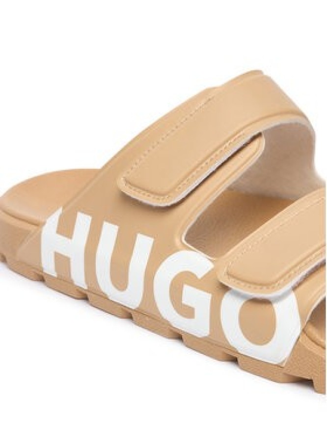 HUGO Klapki Evander 50542042 Beżowy