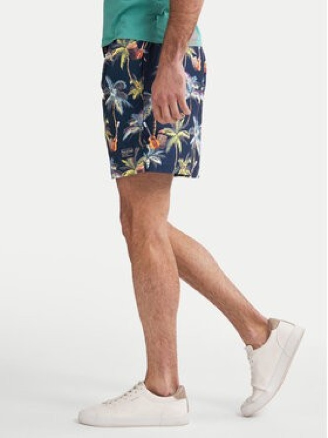 Petrol Industries Szorty kąpielowe M-1050-SWS963 Granatowy Regular Fit