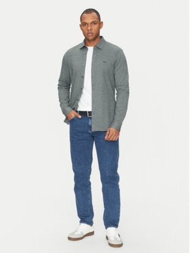 BOSS Koszula Mysoft 50519748 Szary Slim Fit