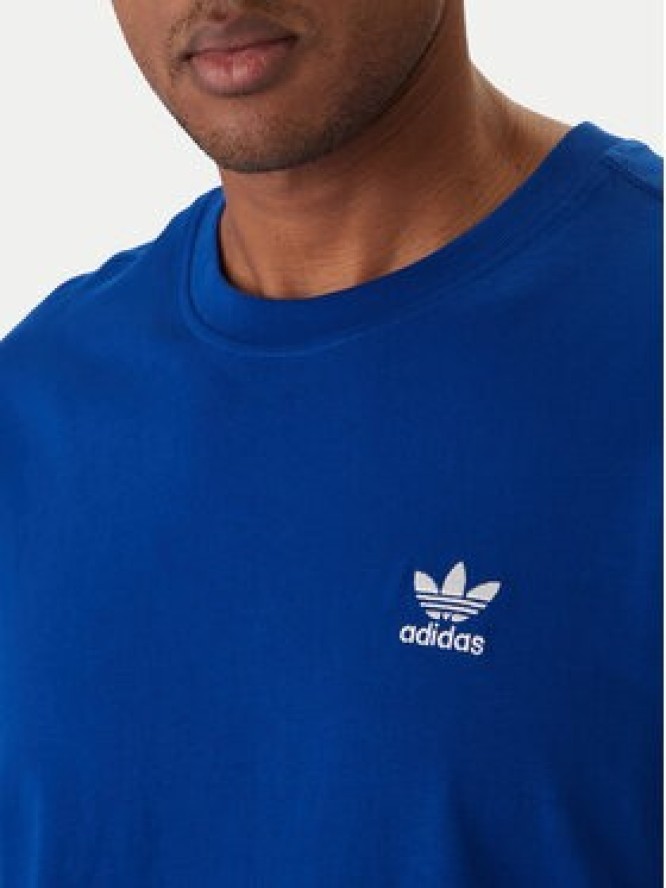 adidas T-Shirt Trefoil Essentials KD1316 Niebieski Regular Fit