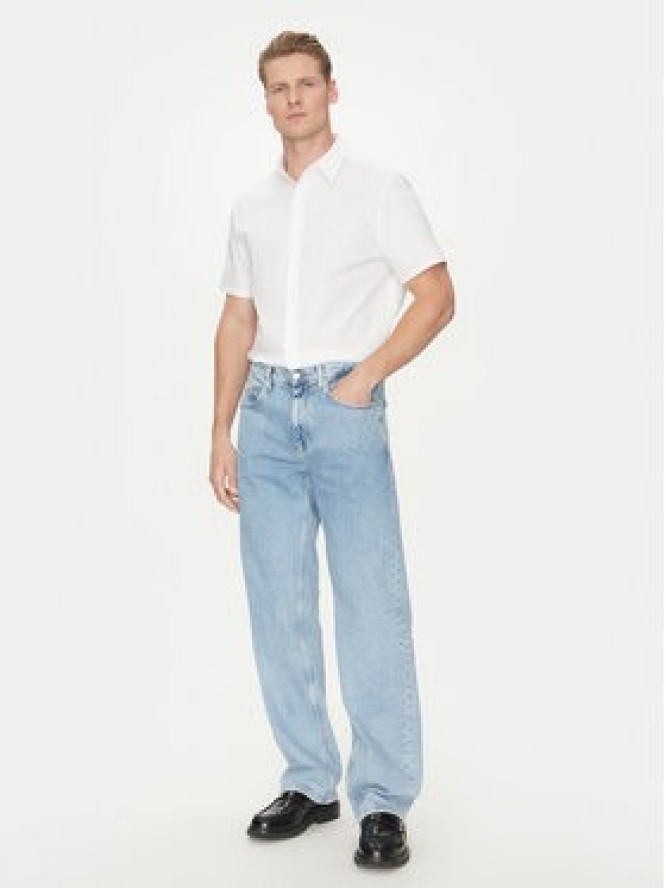 Calvin Klein Koszula Classic LV04LB125G Biały Regular Fit