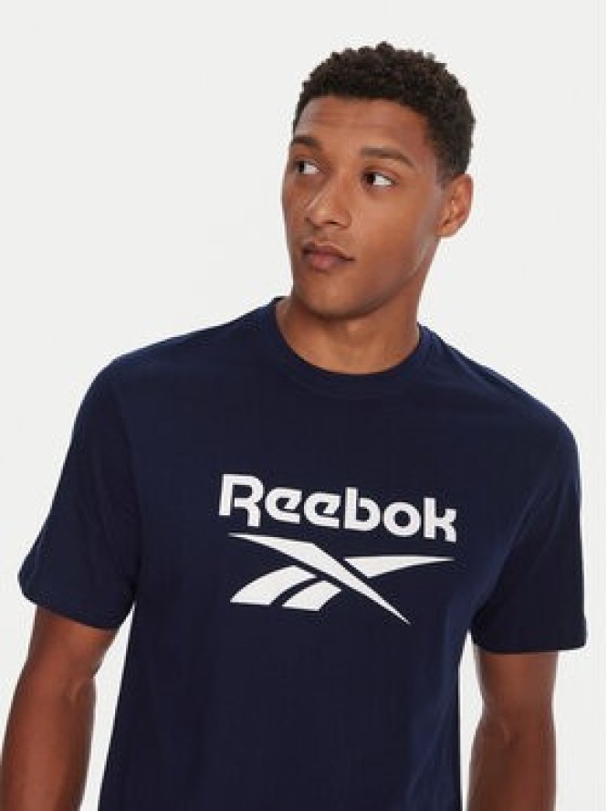 Reebok T-Shirt RK25141CCM Granatowy Regular Fit