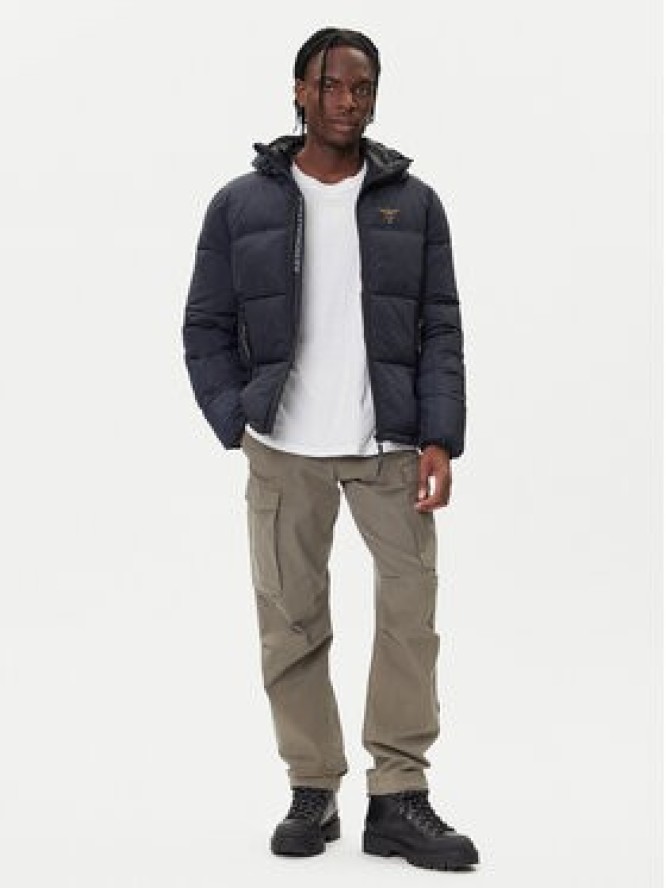 Aeronautica Militare Kurtka zimowa 252AB3025UCT04214 Granatowy Regular Fit