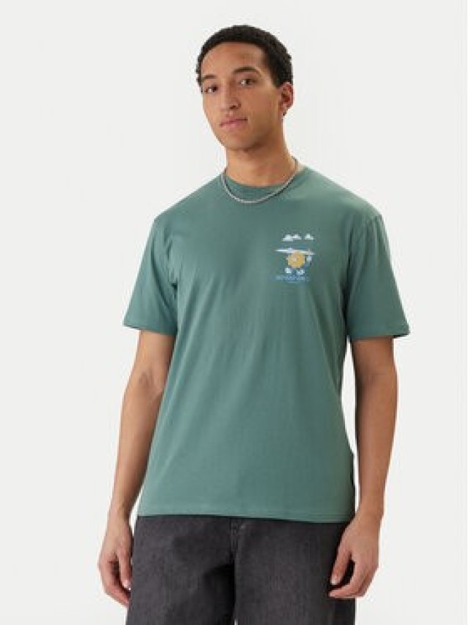 Billabong T-Shirt Gimmicks EBYZT00363 Zielony Regular Fit