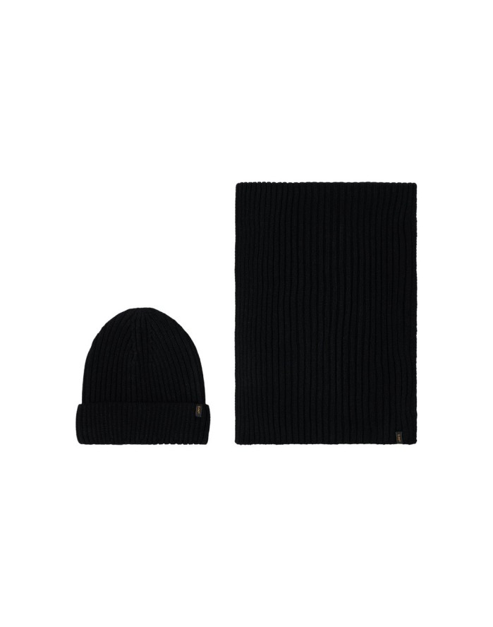 ZESTAW CZAPKA I SZALIK LEE XMAS PACK BLACK 112372695