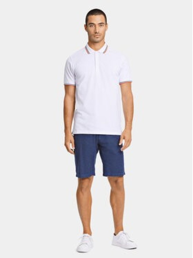 Lindbergh Szorty materiałowe 30-508003 Granatowy Relaxed Fit