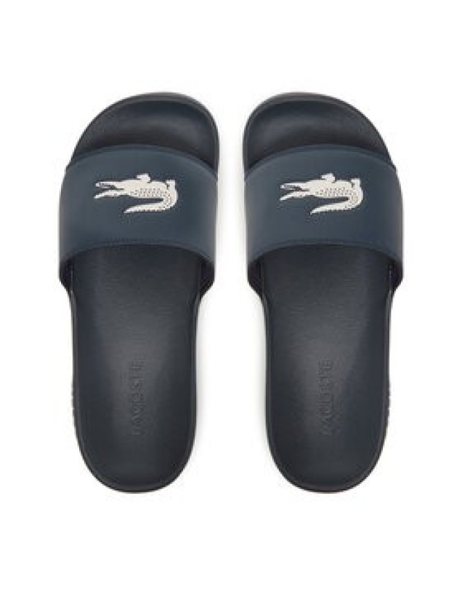 Lacoste Klapki Serve Sliders 7-49CMA0041 Granatowy