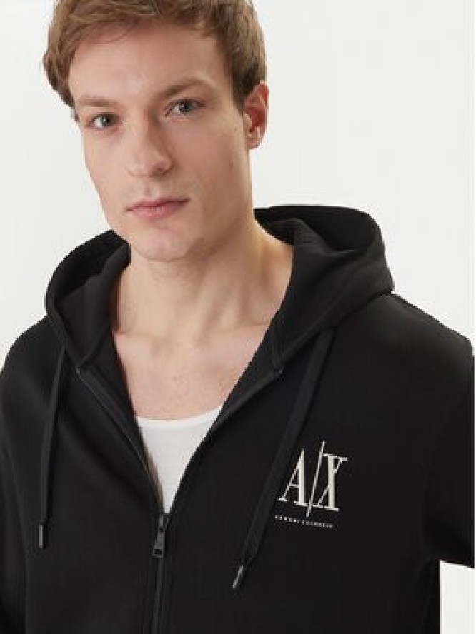 Armani Exchange Bluza XM000371 AF10818 UC001 Czarny Regular Fit
