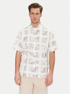 Resteröds Koszula Bron 10251 7411 Biały Regular Fit