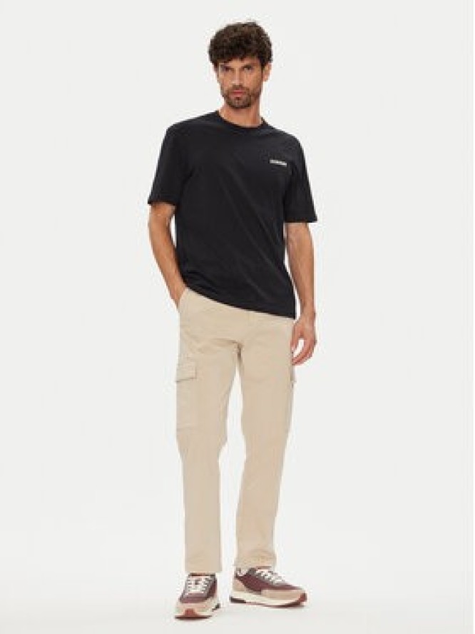 Napapijri T-Shirt Smallbox NP0A88TR Czarny Regular Fit