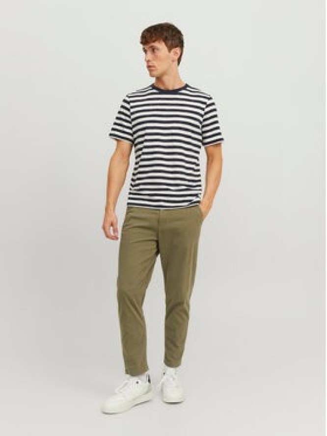 Jack & Jones Chinosy Harlow 12242188 Zielony Tapered Fit