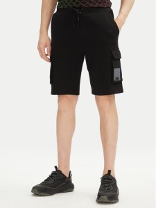 KARL LAGERFELD Szorty sportowe 705402 552917 Czarny Regular Fit