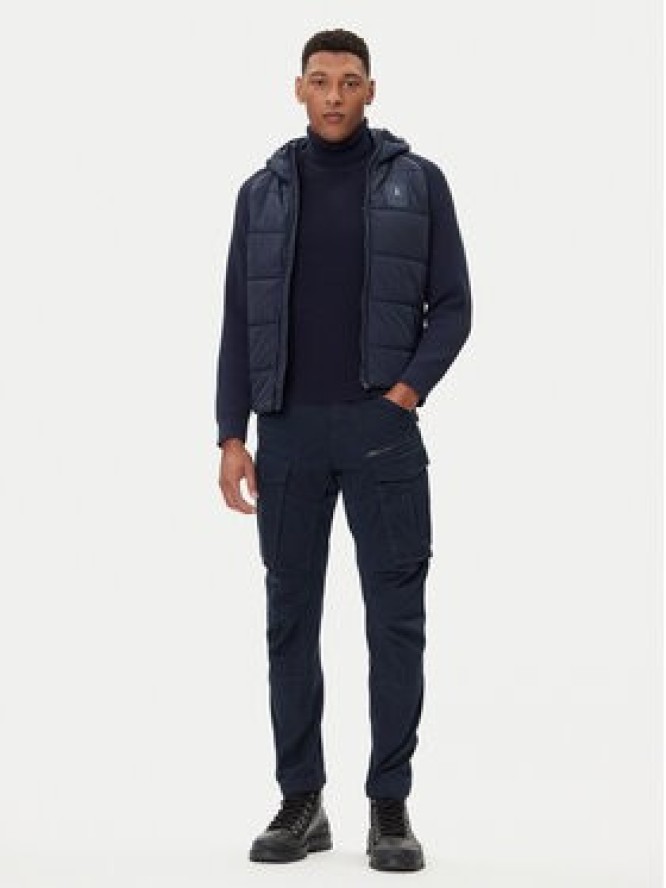 Aeronautica Militare Kurtka przejściowa 252AM1383UCL00001 Granatowy Regular Fit