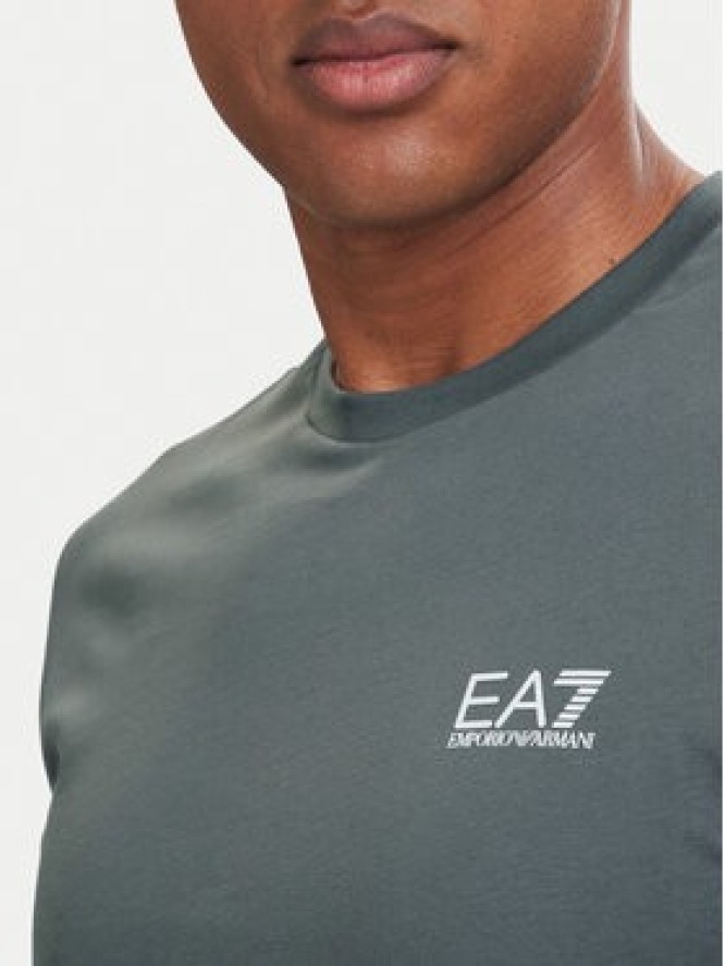 EA7 Emporio Armani T-Shirt 8NPT25 PJVPZ U8085 Szary Regular Fit