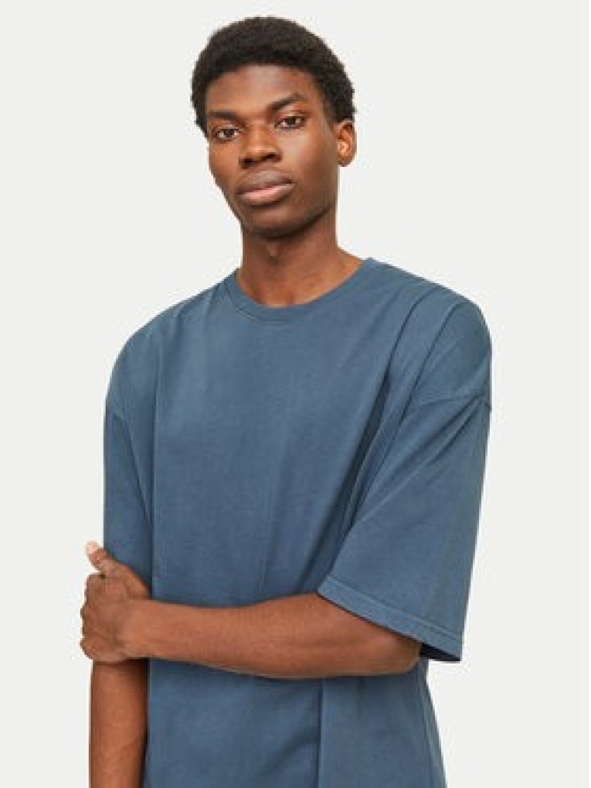 Jack & Jones T-Shirt Charge 12268270 Niebieski Oversize