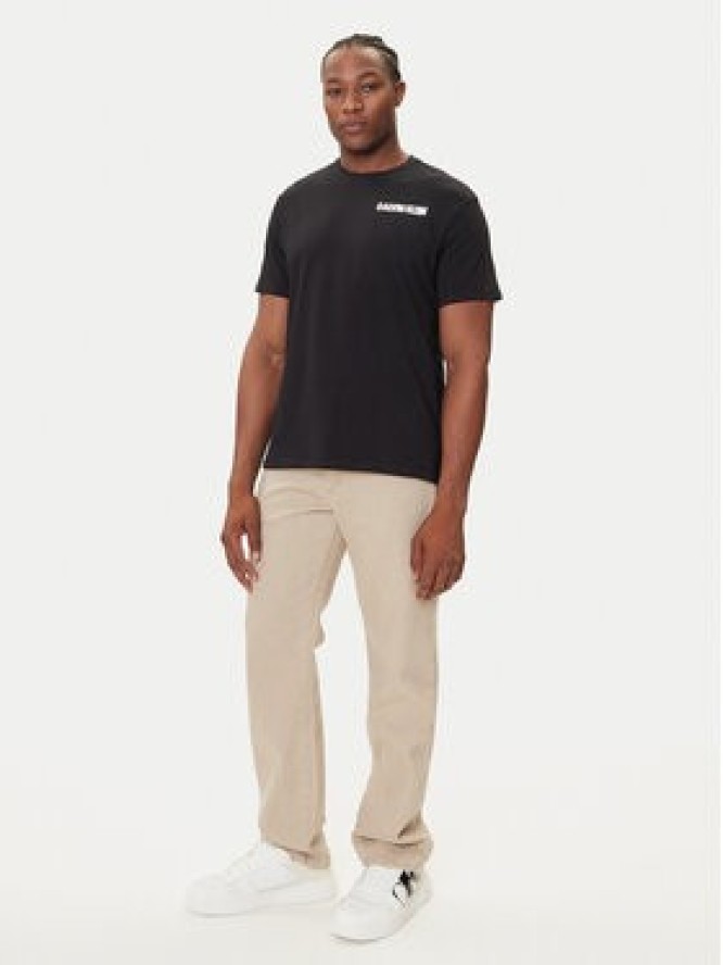 Calvin Klein Jeans T-Shirt 3D Box Graphic LV04RC805G Czarny Regular Fit