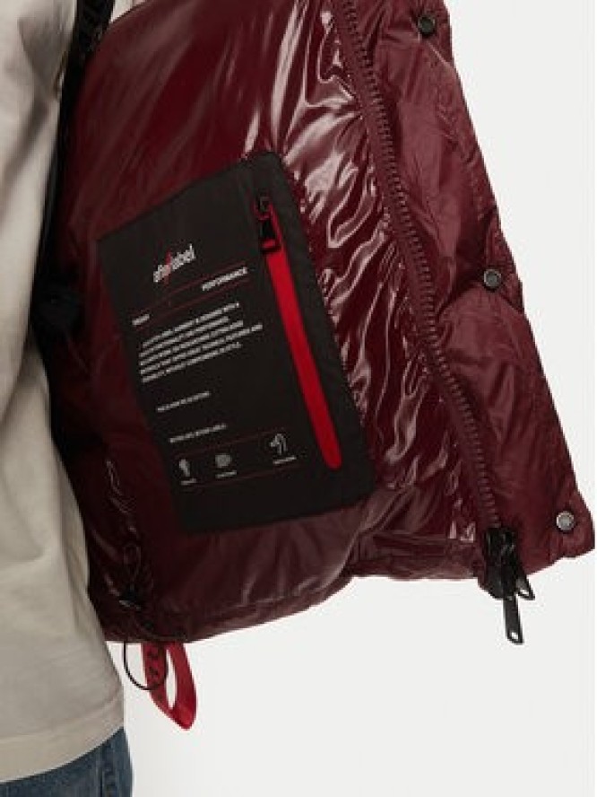 After Label Kurtka puchowa Chamonix A00015 Bordowy Regular Fit