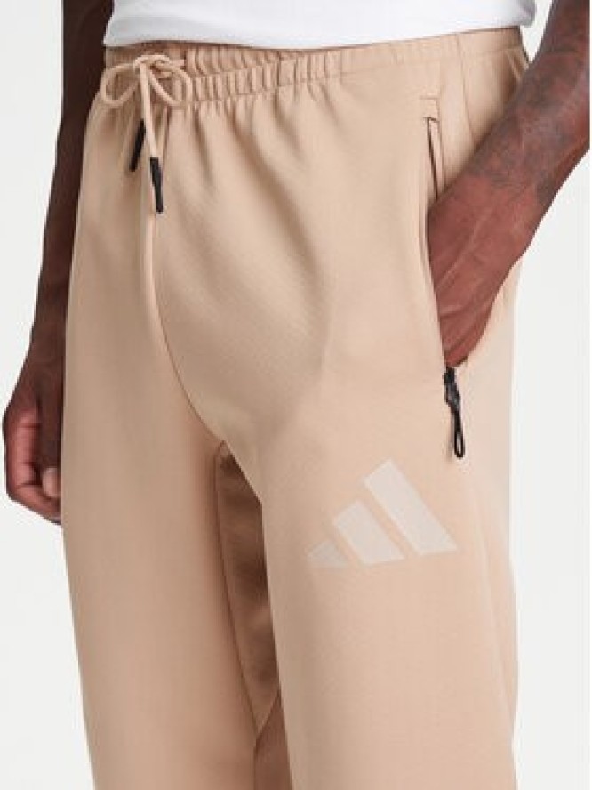adidas Spodnie dresowe Z.N.E. JW4725 Beżowy Loose Fit