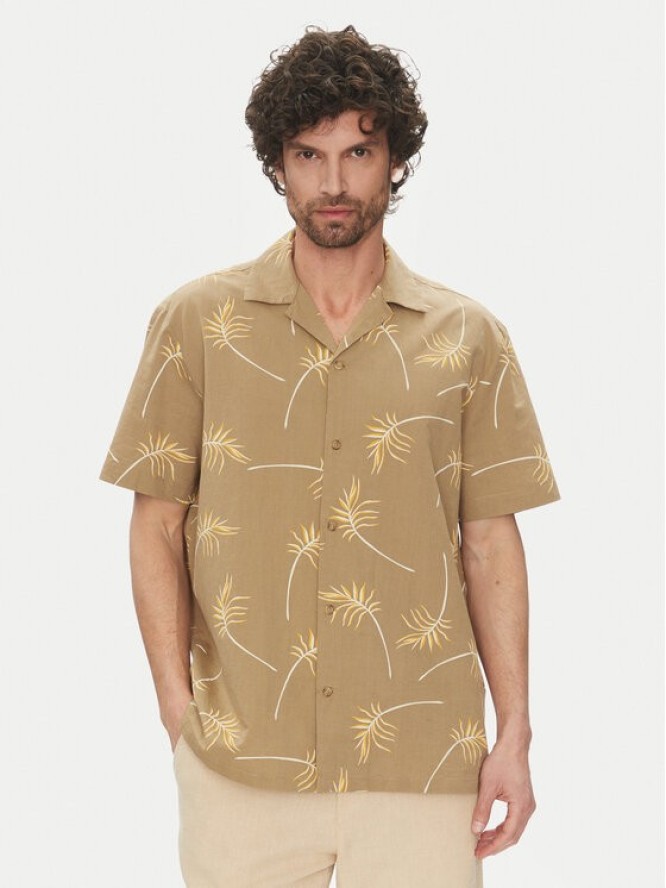 Liu Jo Koszula QA5103 T1999 M9413 Beżowy Regular Fit