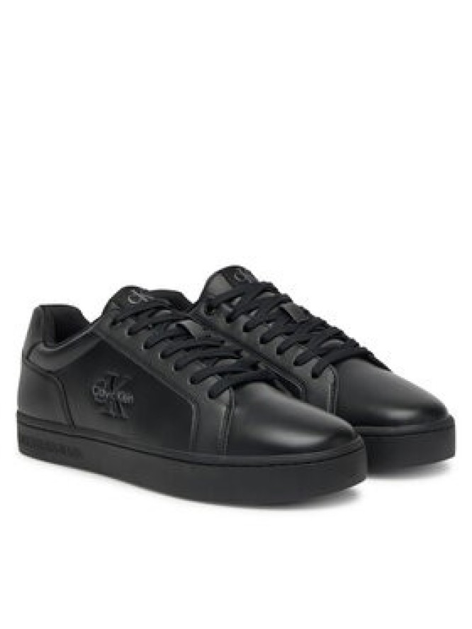Calvin Klein Jeans Sneakersy Classic Cupsole Mono Lth YM0YM01369 Czarny