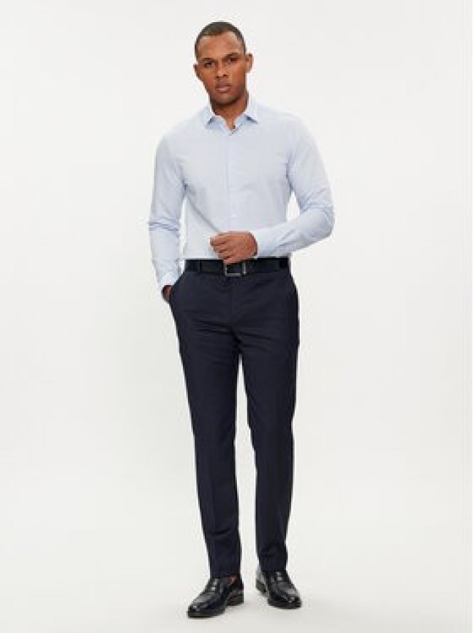 Michael Kors Koszula MK0DS01263 Błękitny Slim Fit