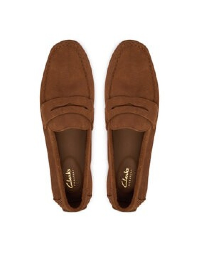Clarks Mokasyny Corsley Bar 26184513 Brązowy