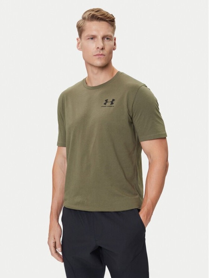 Under Armour T-Shirt UA SPORTSTYLE LC SS 1326799 Khaki Regular Fit