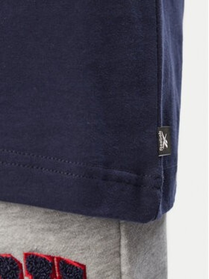 Reebok T-Shirt 100220202 Granatowy Relaxed Fit