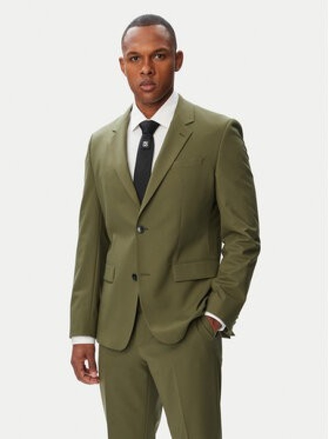 HUGO Garnitur Henry-Getlin253X 50567894 Zielony ciemny Slim Fit