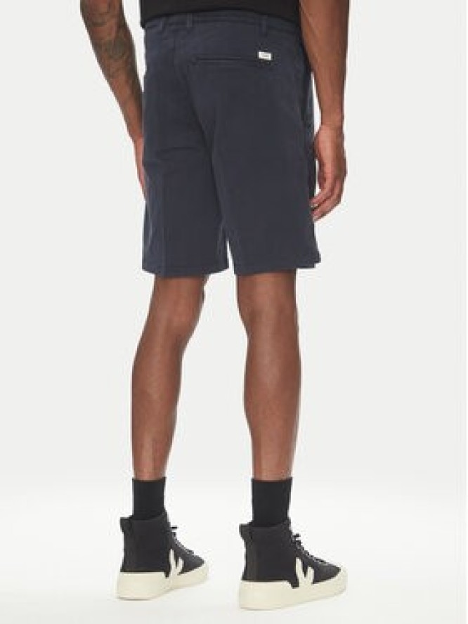 Mustang Szorty materiałowe Amsterdam 1016450 Granatowy Slim Fit