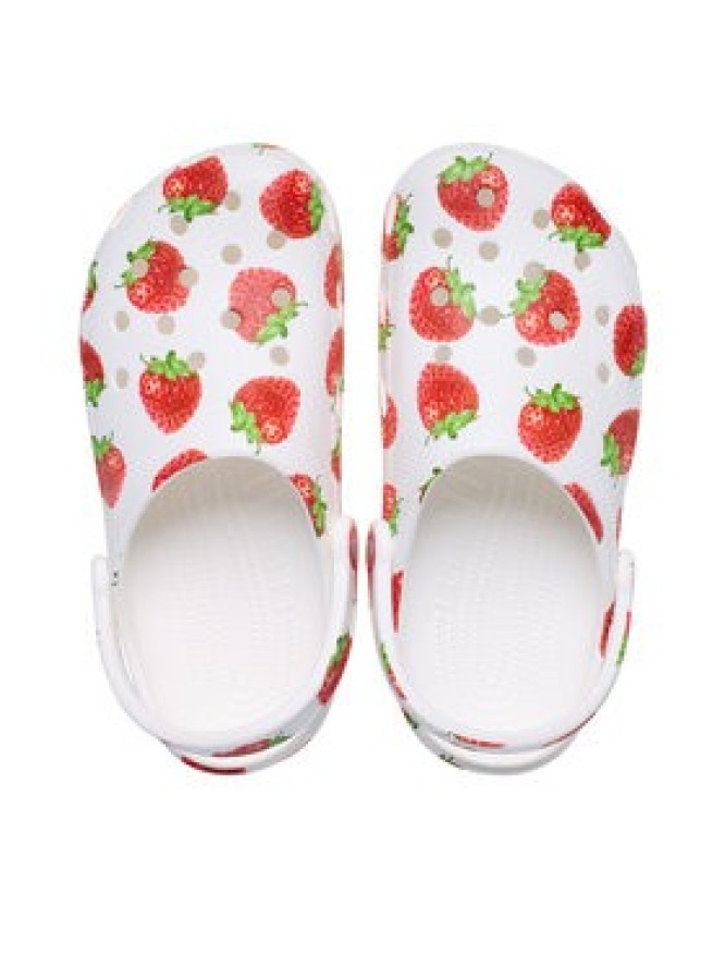 Crocs Klapki Classic Fresh Fruits Clog 211008 Biały