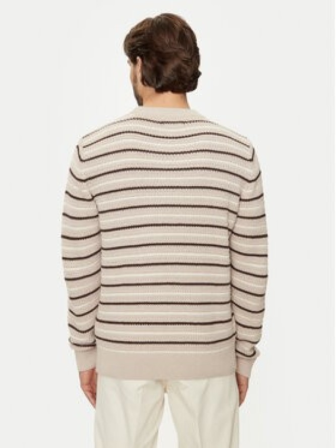 Jack & Jones Sweter Bronx 12264080 Beżowy Regular Fit