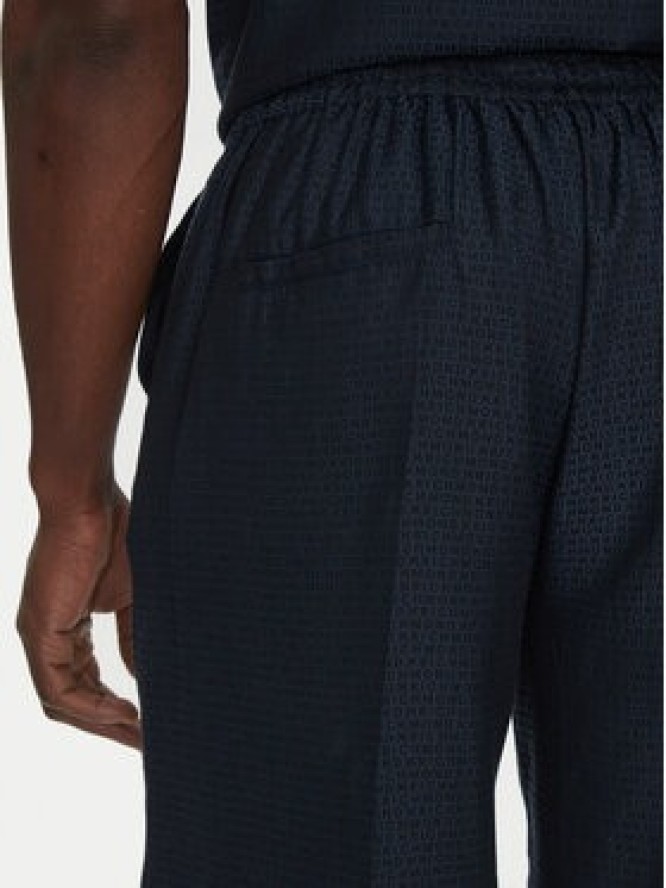 Richmond X Szorty materiałowe UMP25060BE Granatowy Regular Fit