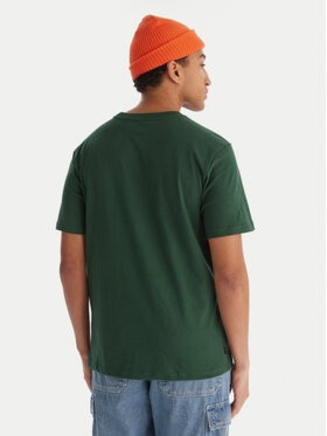 Element T-Shirt Icon Embroidery ELYKT00168 Zielony Regular Fit