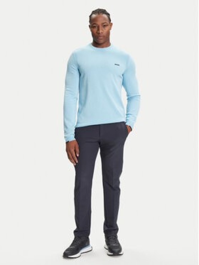 BOSS Sweter K_Ever-X 50541940 Błękitny Regular Fit