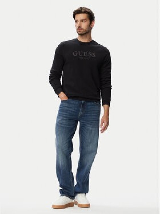 Guess Bluza M6YQ08 K4242 Czarny Slim Fit