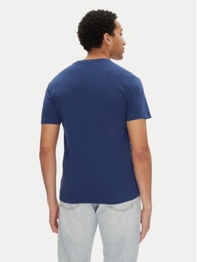 Polo Ralph Lauren T-Shirt 710740727092 Granatowy Custom Slim Fit
