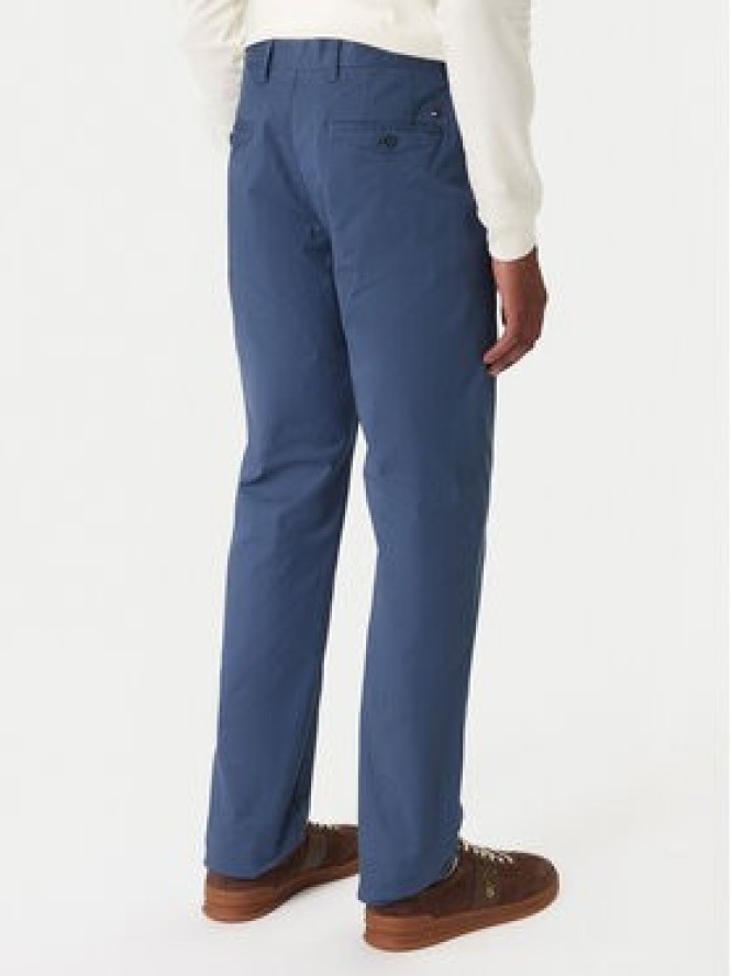 Tommy Hilfiger Chinosy Denton Essential MW0MW40262 Niebieski Straight Fit